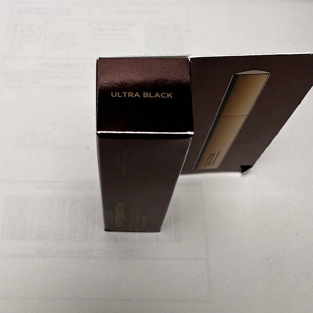 🆕 HOURGLASS Mini Caution™ Extreme Lash Mascara Ultra Black Travel Size NIB